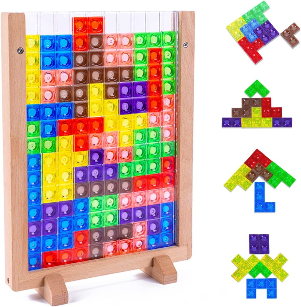 Tetris niños madera