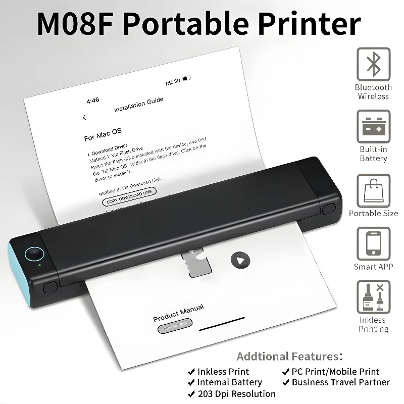 M08F Portátil impresora