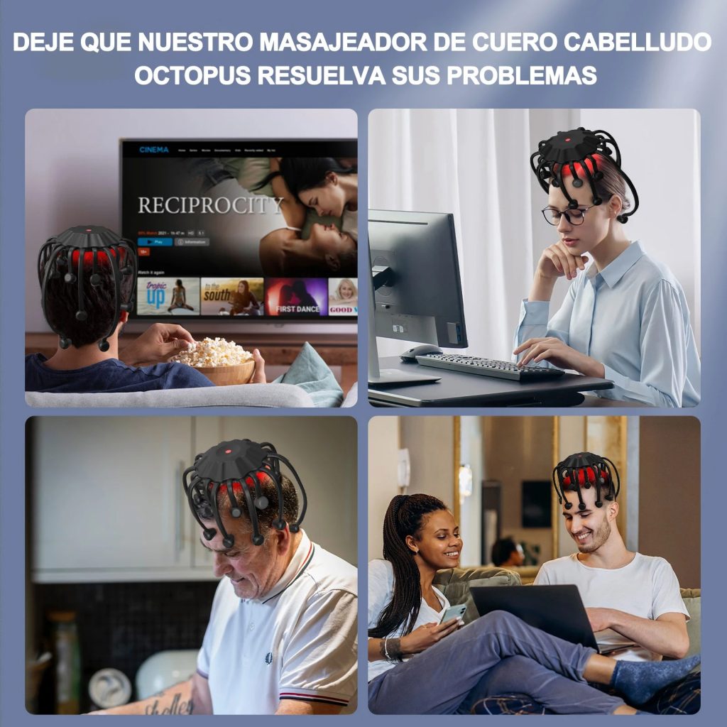 masajeador de cuero cabelludo